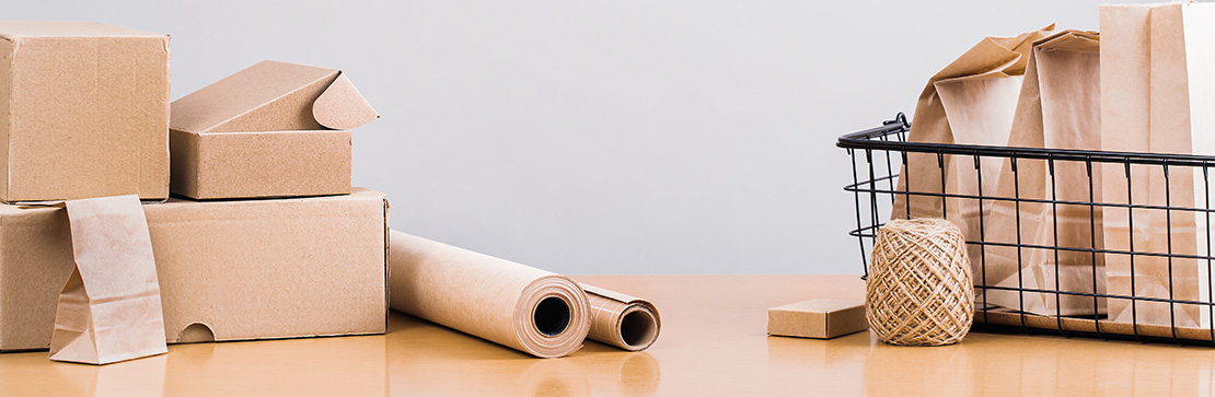 Paper and Packaging Roll Banner